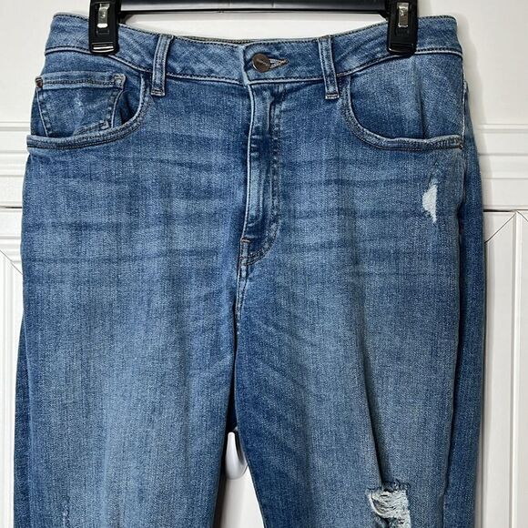 Warp + Weft Los Feliz High Rise Relaxed Straight Jeans Size 29/28 - Picture 2 of 7
